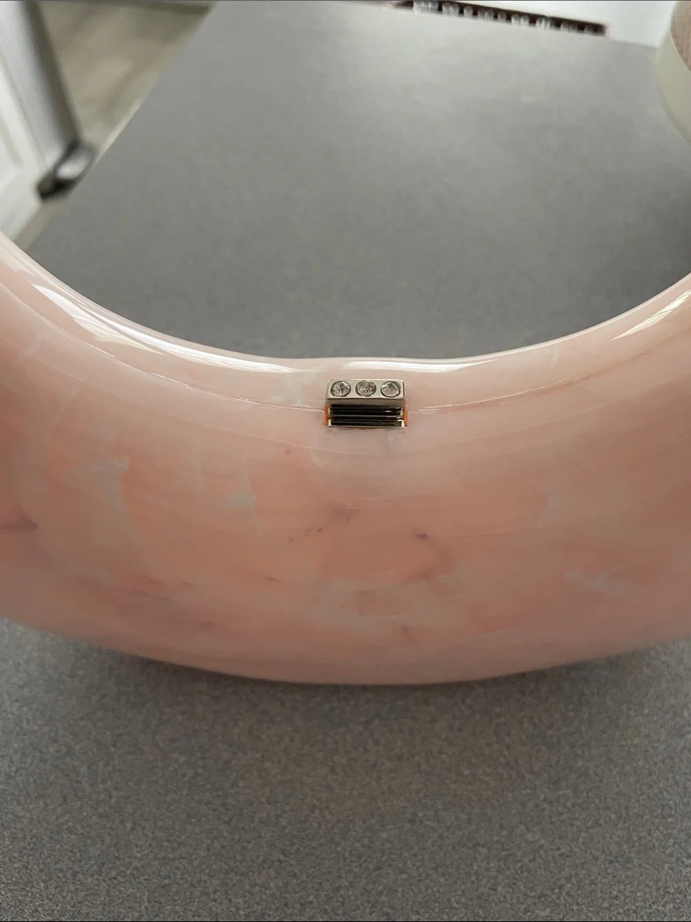Pink Lucite Top-Handle Women’s Bag - Picture 5 of 6
